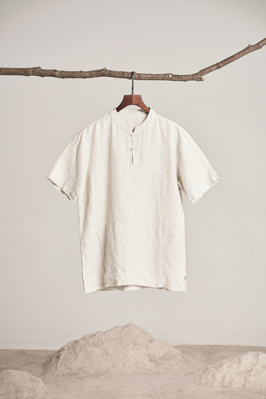 The Riviera Linen Shirt — Ivory