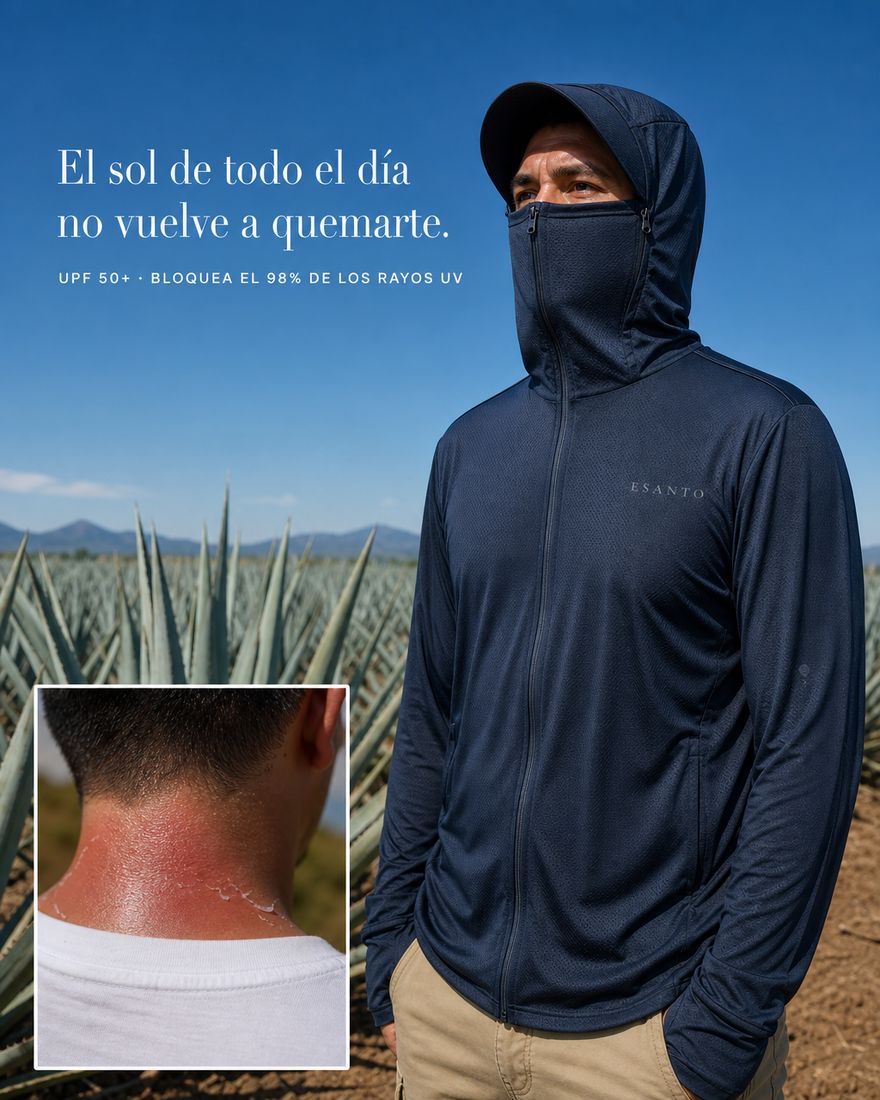 Chaqueta Solar Siroco en azul oscuro