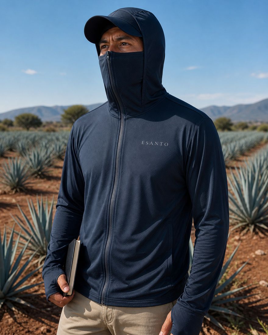 Chaqueta Solar Siroco en azul oscuro